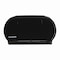 Boardwalk Jumbo Twin Toilet Tissue Dispenser, 20 1/4 x 12 1/4, Black R4070BKBW - alternate 1